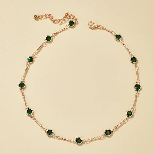 Candy Colour Tassel Choker Necklace for Women