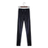 Plus Size Women Shiny Black Legging High Waist Push Up Trousers