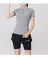 PHIGEER Open Back Long Sleeve Yoga Top for Women