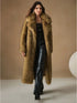 Eco Faux Fur Coat for Women - Stylish Gradient Jacket