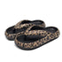 Leopard Print Summer Comfort Flip-Flops