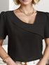 Temperament Blouse Casual Loose Woman Shirt Elegant Short Sleeve Blouse Weekday