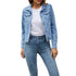 Cropped Denim Jacket for Women