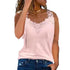 Plus Size Oversized Womens Lace V Neck Tank Tops For Summer