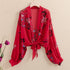 Women’s Summer Kimono Cardigan in Mesh Chiffon