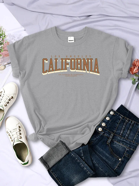 Women's Summer Breathable Graphic T-Shirt