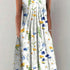 Elegant Floral Print Loose Casual Dress for Women