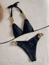 Triangle Halter Bikini Set for Women