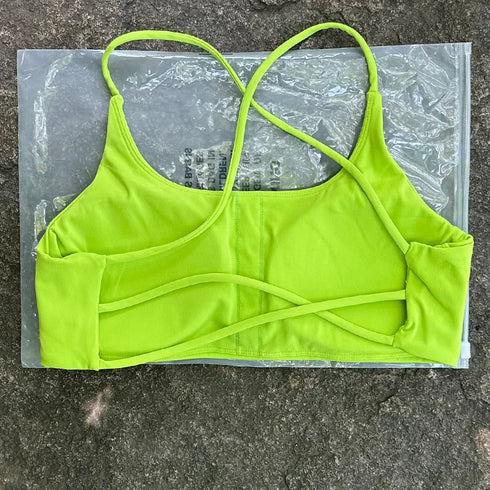 Cross Shoulder Strap Yoga Bra for Women