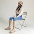 High Waist Thermal Denim Jeans for Women