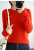 Casual Knitted Pullover Sweater for Women