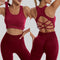 Seamless High Waist Leggings and Sports Bra Set
