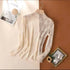 Lace Detail Turtleneck Long Sleeve Blouse
