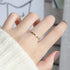 1mm Thin Stackable V Faceted Stainless Steel Midi Ring