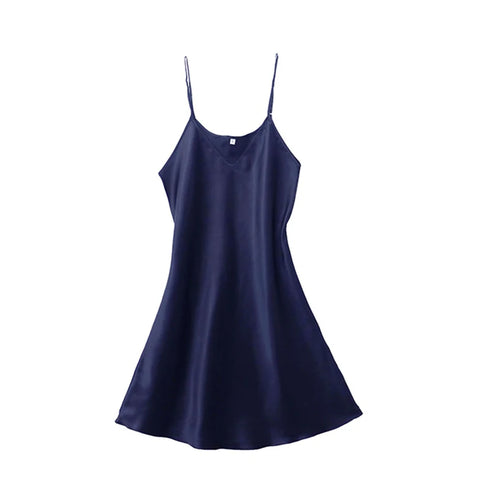 Women's Silk Satin V-Neck Nightdress