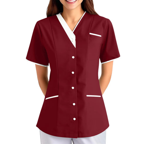 Women's Quick-Drying V-Neck Short-Sleeved Shirt