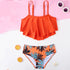 Girls Ruffle Two-Piece Bikini Set