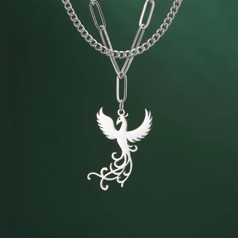 Phoenix Fire Bird Dangle Earrings for Women