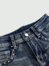 Vintage Y2K Punk Distressed Denim Shorts