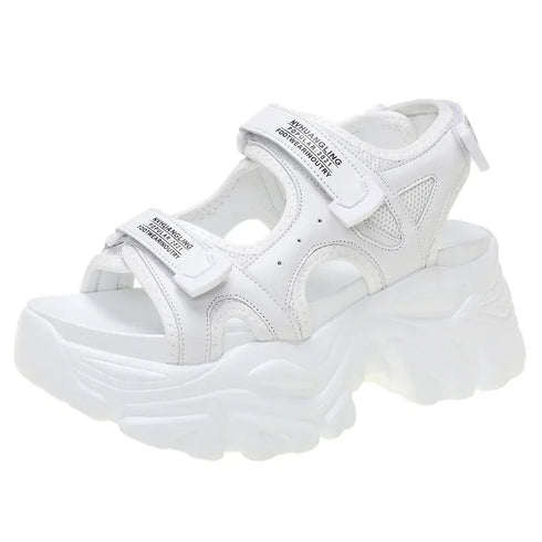 Fujin 8cm Platform Chunky Sandals for Women
