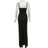 Lace Trim Backless Maxi Dress for Women