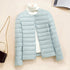 Korean Slim Fit Short Quilted Puffer Coat