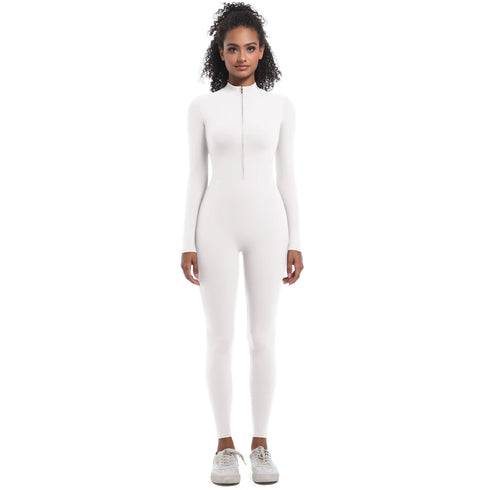 Women's Seamless Long Sleeve Sports Bodysuit