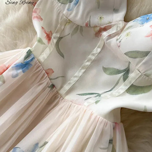 SINGREINY Off the Shoulder Sexy Strap Dress for Summer Elegance