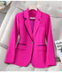 Plus Size Women's Luxury Blazer in White