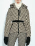 Women's Hooded Padded Winter Parka Coat with Belt