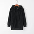 Women's Hooded Long-Sleeved Sweater Coat