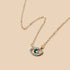 Turkish Lucky Double Layer Evil Eyes Pendant Necklace