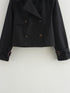 Ladies Vintage Cropped Trench Jacket