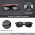 KINGSEVEN Wooden Cat Eye Sunglasses with Polarized UV400 Lenses