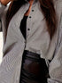 Grey Plus Size Women's Casual V-Neck Shirt