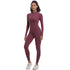 Women's Seamless Long Sleeve Sports Bodysuit