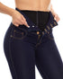 Plus Size High Waist Skinny Denim Pants