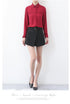 Simple Solid Color Loose Women's Chiffon Shirt Tops 2023 New Long Sleeve Casual Elegance Woman Blouses Lady Office Shirt Clothes