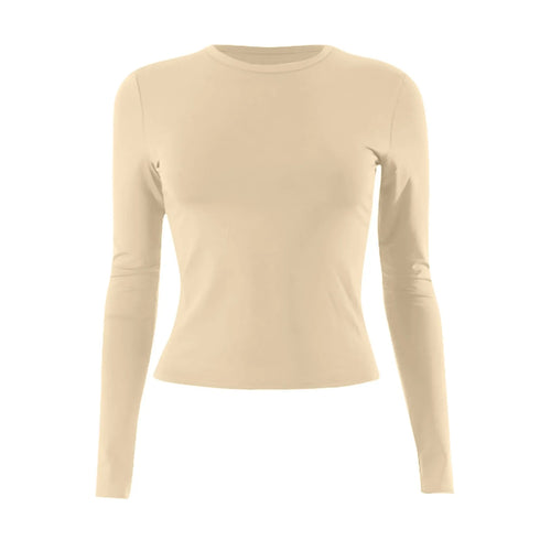 Slim Fit Long Sleeve T-Shirt for Women