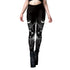 Gothic Steampunk Print Leggings for Women
