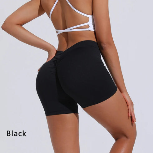 DIAS FIT JOY V-Back High Waisted Yoga Shorts for Women