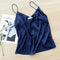 Chic Satin V-Neck Tank Top for Summer