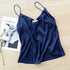 Chic Satin V-Neck Tank Top for Summer