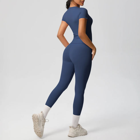 Women's 2-Piece Patchwork Yoga Set