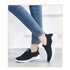 Women's Breathable Platform Lace-Up Sneakers