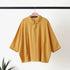 ZANZEA Elegant 3/4 Sleeve Lapel Neck Blouse for Women