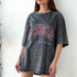 Vintage Leopard Print Oversized Cotton Tee