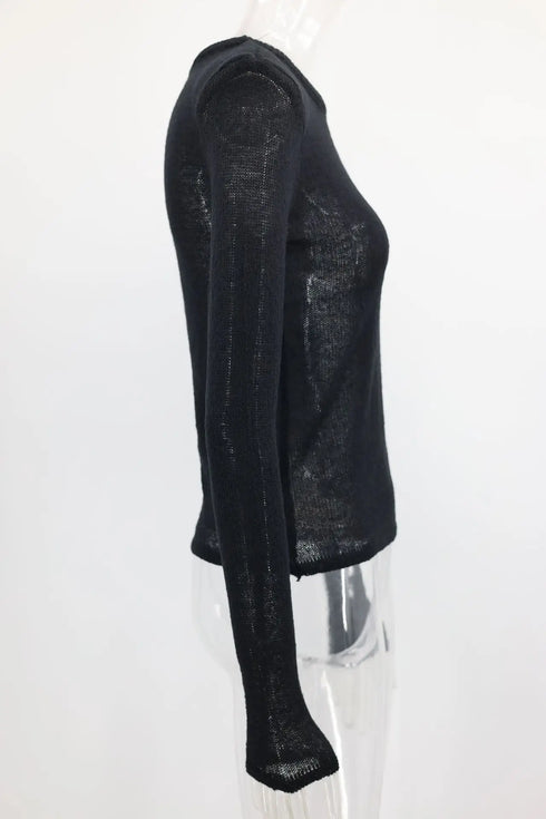 Elegant Women's Knitted Pullover Sweater