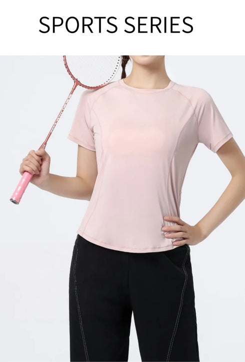 Women's Quick Dry Short Sleeve Workout Top