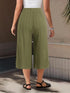 Plus Size Wide Leg Striped Pants for Women